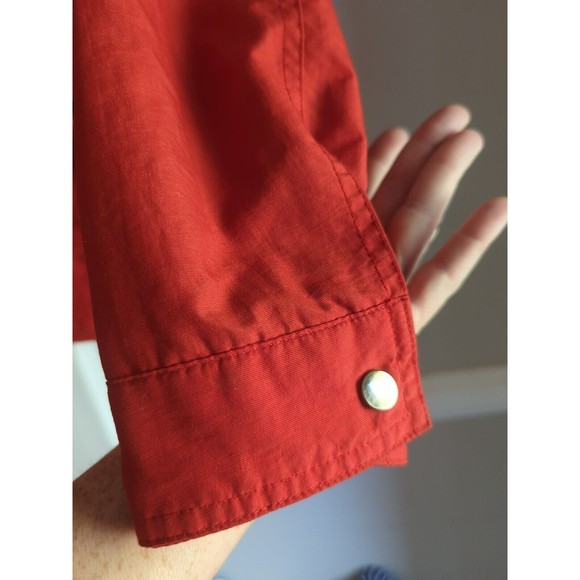 Coldwater Creek Women's Small Red Nylon Lightweight Windbreaker Jacket - Picture 5 of 10